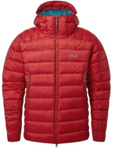 Piumino tecnico con cappuccio invernale per uomo RAB mod. ELECTRON PRO JACKET MEN 2