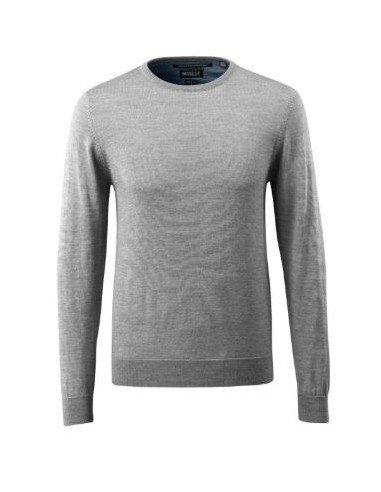 Maglione da lavoro giroccolo e maniche a coste MASCOT mod. 50636-989 50% lana merino