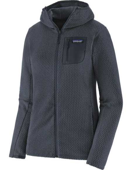 Felpa invernale per donna con cappuccio PATAGONIA mod. 40260 W'S R1 AIR FULL ZIP HOODY