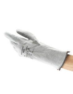 Guanti da lavoro anticalore per manipolazione oggetti caldi con manichetta 330 mm. ANSELL ACTIVARMR mod. 42-474.