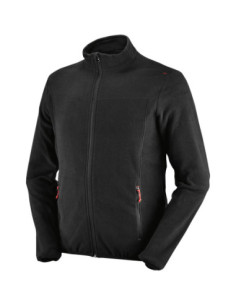 Giacca da lavoro in micropile con cerniera NW NERI mod. GSTAAD 100% poliestere