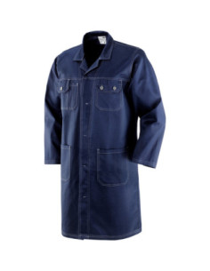 Camice da lavoro colore blu 100% cotone chiusura con bottoni mod 436080 TOP EUR.