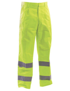 Pantalone catarifrangente invernale cotone fustagno GRUPPO P&P mod. AVC02205.