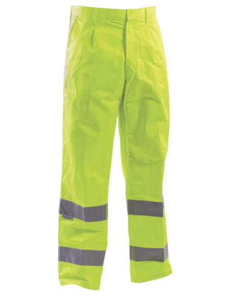 Pantalone catarifrangente invernale cotone fustagno GRUPPO P&P mod. AVC02205.