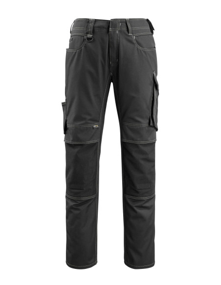 Pantalone da lavoro cargo monocolore con porta ginocchiere MASCOT mod. MANNHEIM 12779-442