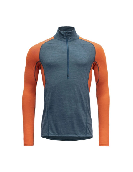 RUNNING MERINO 130 ZIP NECK MAN