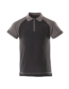 Polo da lavoro uomo con taschino e mezza cerniera MASCOT mod. BIANCO 60% cotone 2