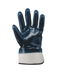 Guanti da lavoro interamente ricoperti in NBR NERI mod. 353047 BROK 800.