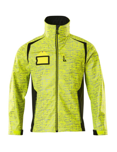 Giacca softshell da lavoro con cerniera con dettagli fluorescentei MASCOT mod. 19202-291