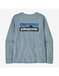 Shirt manica lunga per donna PATAGONIA mod. 37603 W'S LONG SLEEVE P-6 LOGO RESPONSIBILI-TEE 2