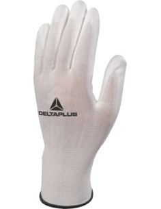 Guanti da lavoro in cotone rivestiti in poliuretano DELTA PLUS mod. VE702 confezione da 10 paia