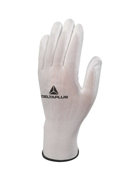 Guanti da lavoro in cotone rivestiti in poliuretano DELTA PLUS mod. VE702 confezione da 10 paia