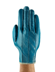 Guanti da lavoro in cotone traforato rivestiti in nitrile ANSELL mod. 32-125 HYNIT 2