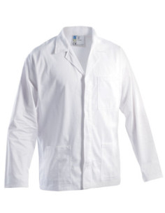 Giacca da lavoro 100% cotone blu/bianco GRUPPO P&P