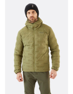 Giacca invernale con cappuccio per uomo RAB mod. QDB-30 CUBIT STRETCH DOWN HOODY 2