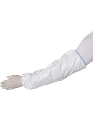 Coprimaniche da lavoro con elastici in Tyvek bianco INDUTEX