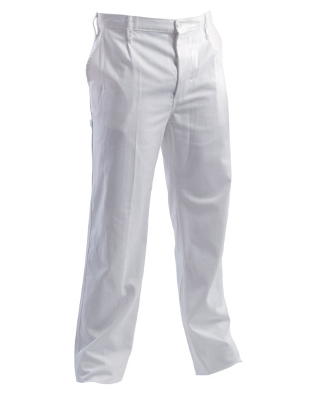 Pantalone da lavoro 100% cotone blu/bianco/verde GRUPPO P&P mod. STX02101