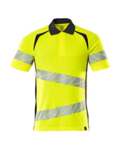 Polo da lavoro estiva alta visibilità classe 2 catarifrangente MASCOT mod. 19083-771.