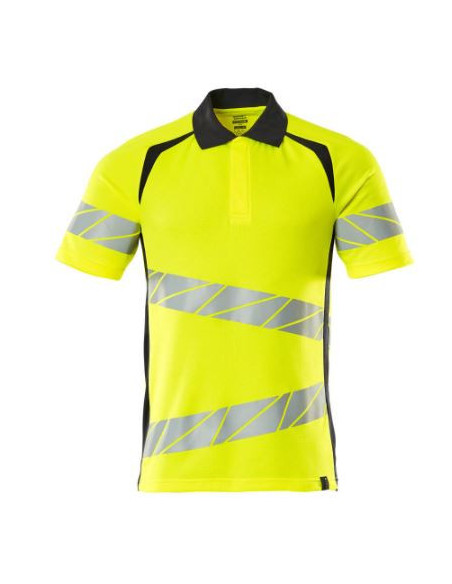 Polo da lavoro estiva alta visibilità classe 2 catarifrangente MASCOT mod. 19083-771.
