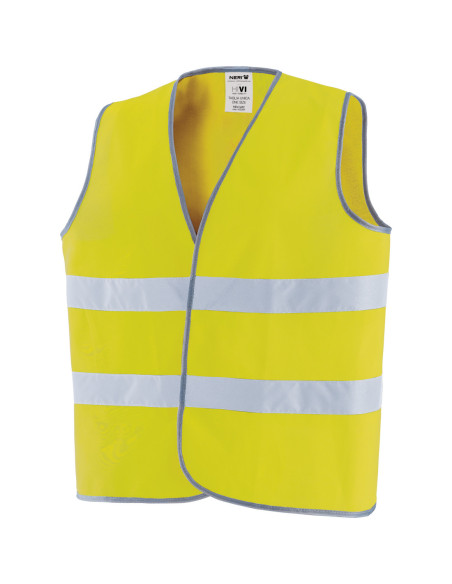 Gilet alta visibilitˆ catarifrangente giallo fluorescente NW NERI art. 422029