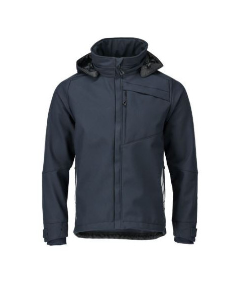 Giacca da lavoro con cappuccio softshell traspirante idrorepellente antivento MASCOT mod. 23102-246