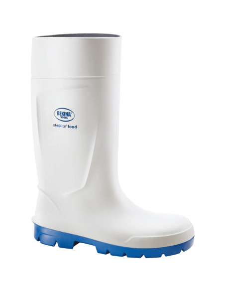 Stivali antinfortunistici in poliuretano bianco uso alimentare S4 NW NERI mod. 570915 STEPLITE FOOD.