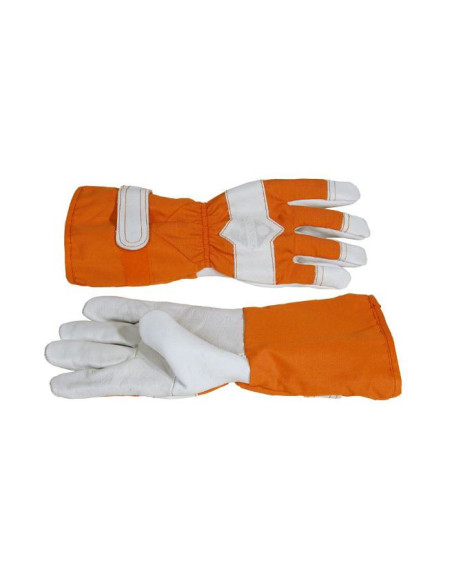 Guanti da lavoro boschivi tessuto kratos III rip stop da 210 gr ECOSYSTEM mod. AIB