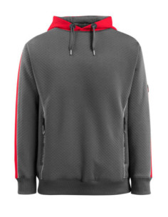 Felpa da lavoro con cappuccio e tasche MASCOT mod. MOTRIL 50% cotone 50% poli. 2