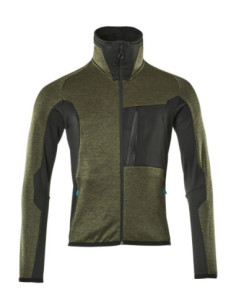 Felpa da lavoro in pile con cerniera elasticizzata a 4 vie MASCOT mod. 17103- 319. 2