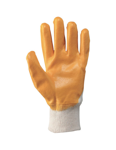 Guanti da lavoro in jersey rivestiti in gomma nitrilica NW NERI mod. 353049 SONORA.