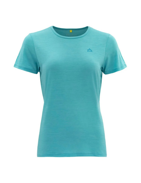 T-shirt manica corta intimo lana merino 130 gr. per donna DEVOLD mod. GO 293 291B VALLDAL WOMAN TEE