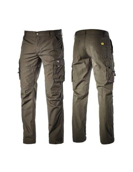 Pantalone da lavoro cargo estivo DIADORA mod. WIN II 160305 100% cotone