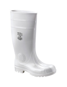 Stivali antinfortunistici da lavoro in gomma S4 NW NERI mod. NIT-WHITE 570300.