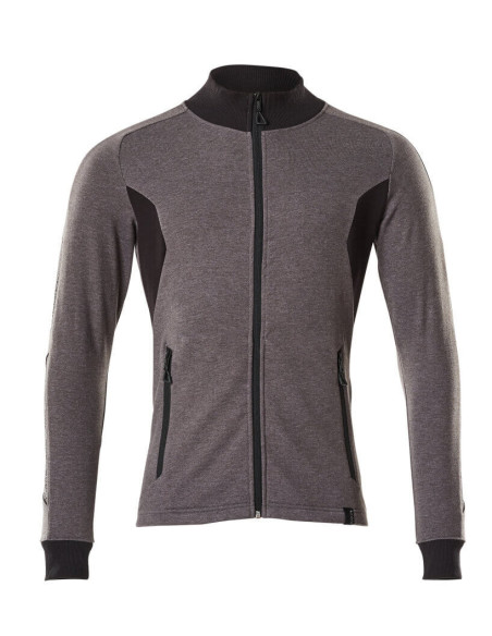 Felpa da lavoro elasticizzata con cerniera MASCOT mod. 18484-962 60% cotone 40% poliestere.