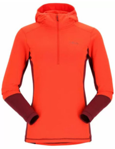 Giacca con cerniera e cappuccio per donna RAB mod. QBL-43 CONDUIT HOODY WOMEN 2