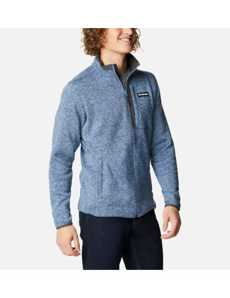 Felpa da uomo COLUMBIA mod. 1954101 SWEATER WEATHER FULL ZIP