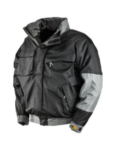 Giubbino da lavoro interno pile elasticizzato NW NERI mod. ICELAND 100% poliestere 422155.