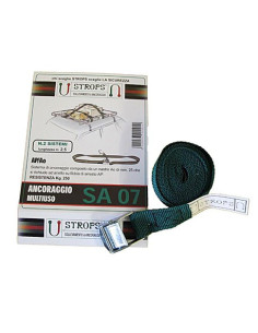 CINGHIA +FIBBIA mm 25x mt. 5 in blister art. 730.200.25000