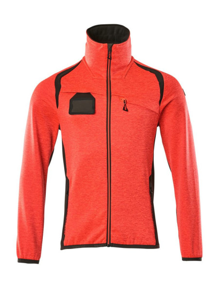 Maglia da lavoro con cerniera con dettagli fluorescentei MASCOT mod. 19403-316