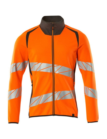 Felpa da lavoro con cerniera alta visibilitö classe 2(XS/S)/ classe 3 catarifrangente MASCOT mod. 19184-781.