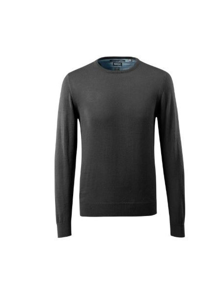 Maglione da lavoro giroccolo e maniche a coste MASCOT mod. 50636-989 50% lana merino