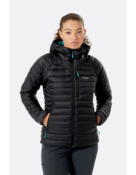 Giacca estiva con cerniera per donna RAB mod. QDB-13 MICROLIGHT ALPINE JACKET WOMAN