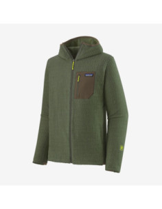 Felpa invernale per uomo con cappuccio PATAGONIA mod. 40255 M'S R1 AIR FULL ZIP HOODY 2