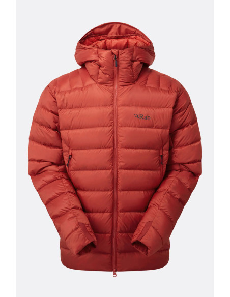 Piumino tecnico con cappuccio invernale per uomo RAB mod. ELECTRON PRO JACKET MEN