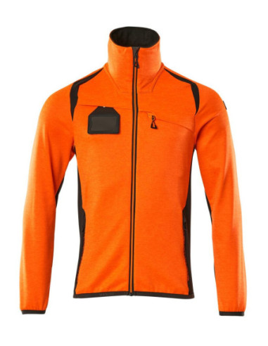 Maglia da lavoro con cerniera con dettagli fluorescentei MASCOT mod. 19403-316