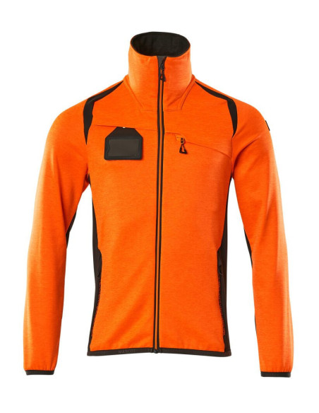 Maglia da lavoro con cerniera con dettagli fluorescentei MASCOT mod. 19403-316