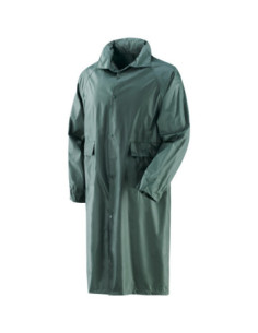 Cappotto da lavoro in poliestere spalmato in pvc verde NW NERI mod. NIAGARA