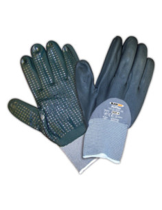 Guanti da lavoro a filo continuo con palmo rivestito e dorso areato AUSTRALIAN mod. 16145 AIRFLEX.
