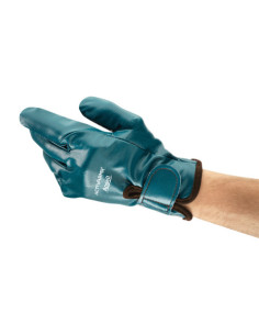 Guanto singolo da lavoro destro antivibrazioni rivestito 225-240 mm blu ANSELL mod. 07-112 ACTIV ARMR 2