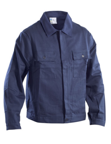 Giubbino da lavoro 100% cotone blu GRUPPO P&P mod. STX05101